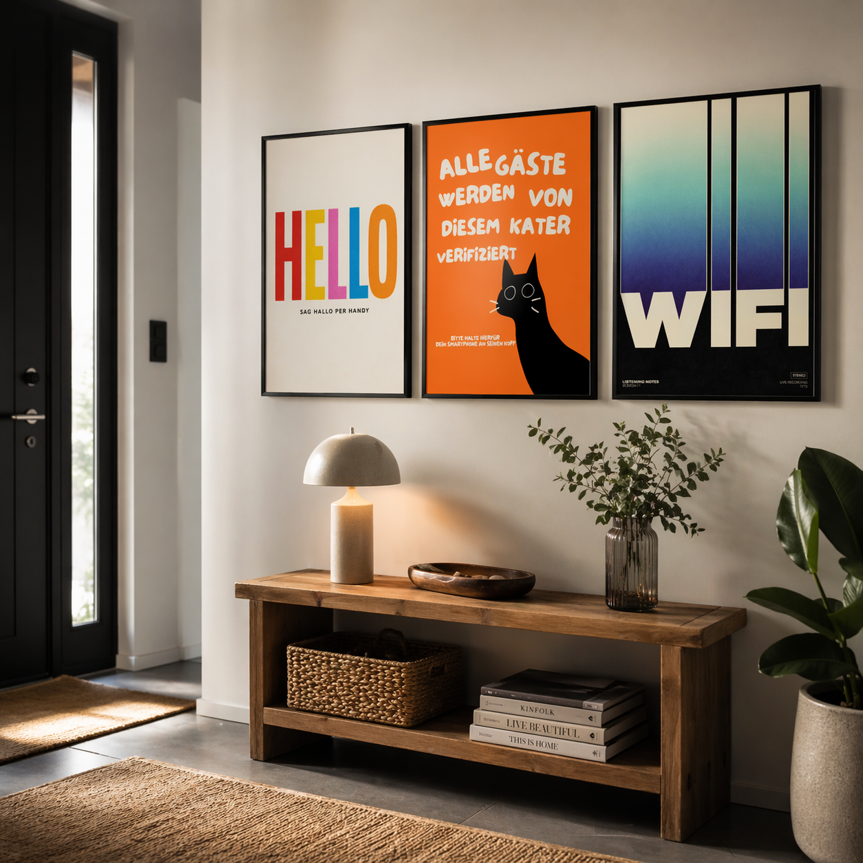Wifi Verbindung mit Begrüßungseite