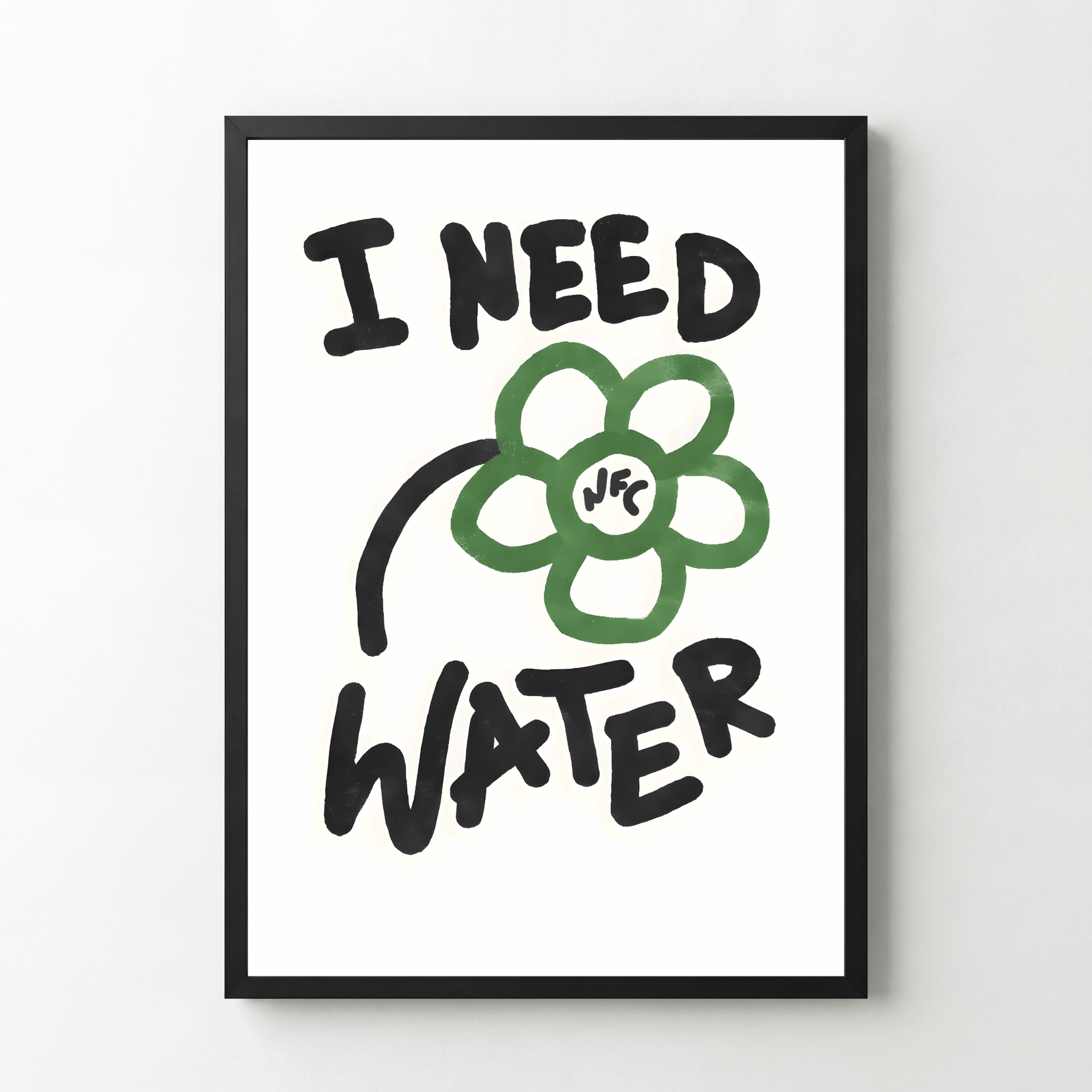Daisy “I Need Water” – Magic Poster