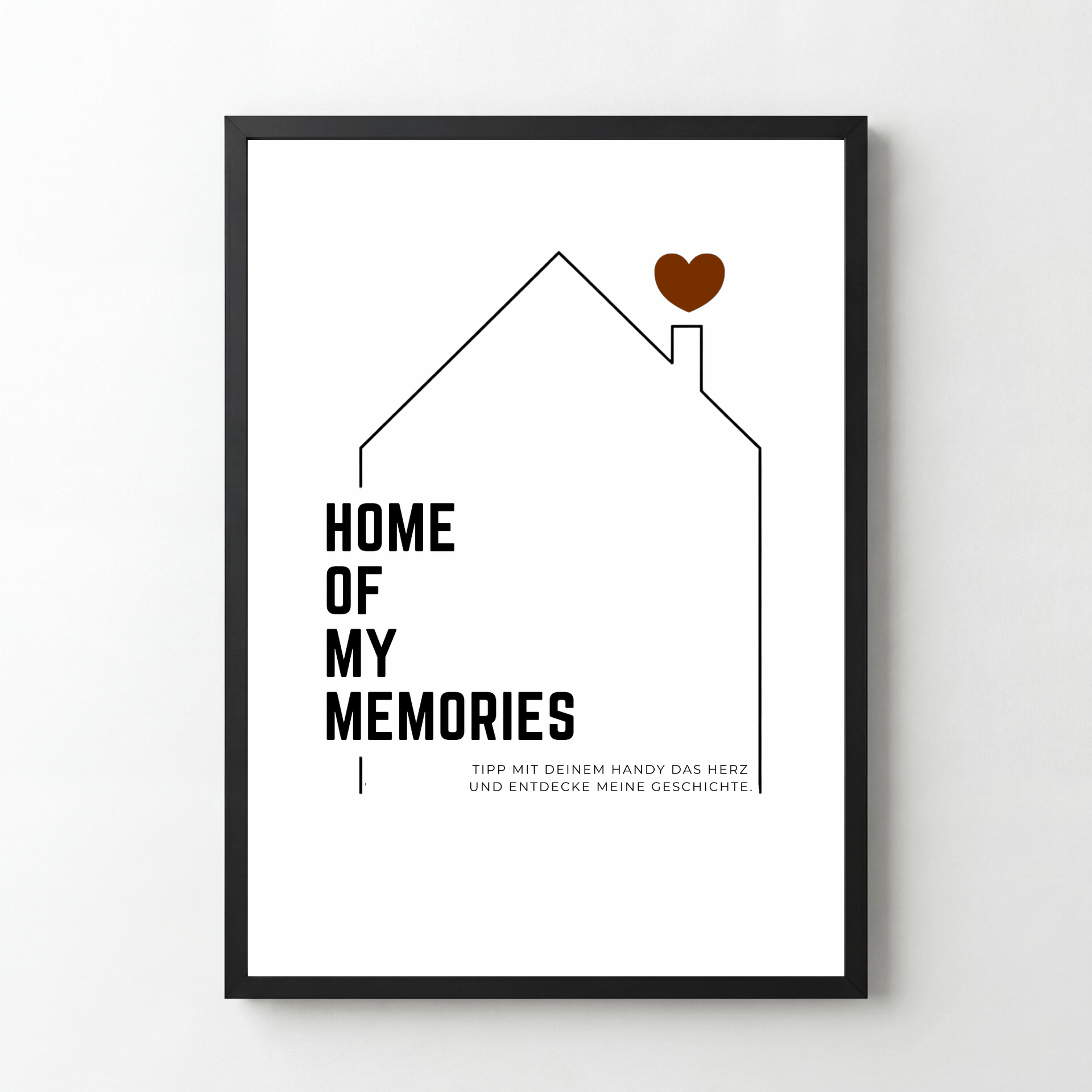 Home of My Memories Bold – Magic Poster