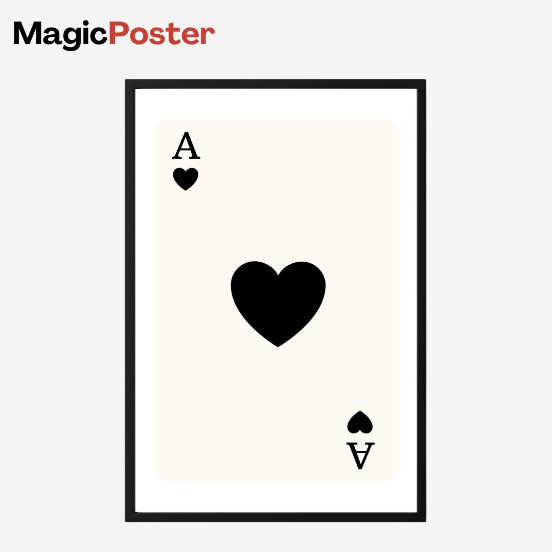 MagicPoster | “Ace of black Hearts”