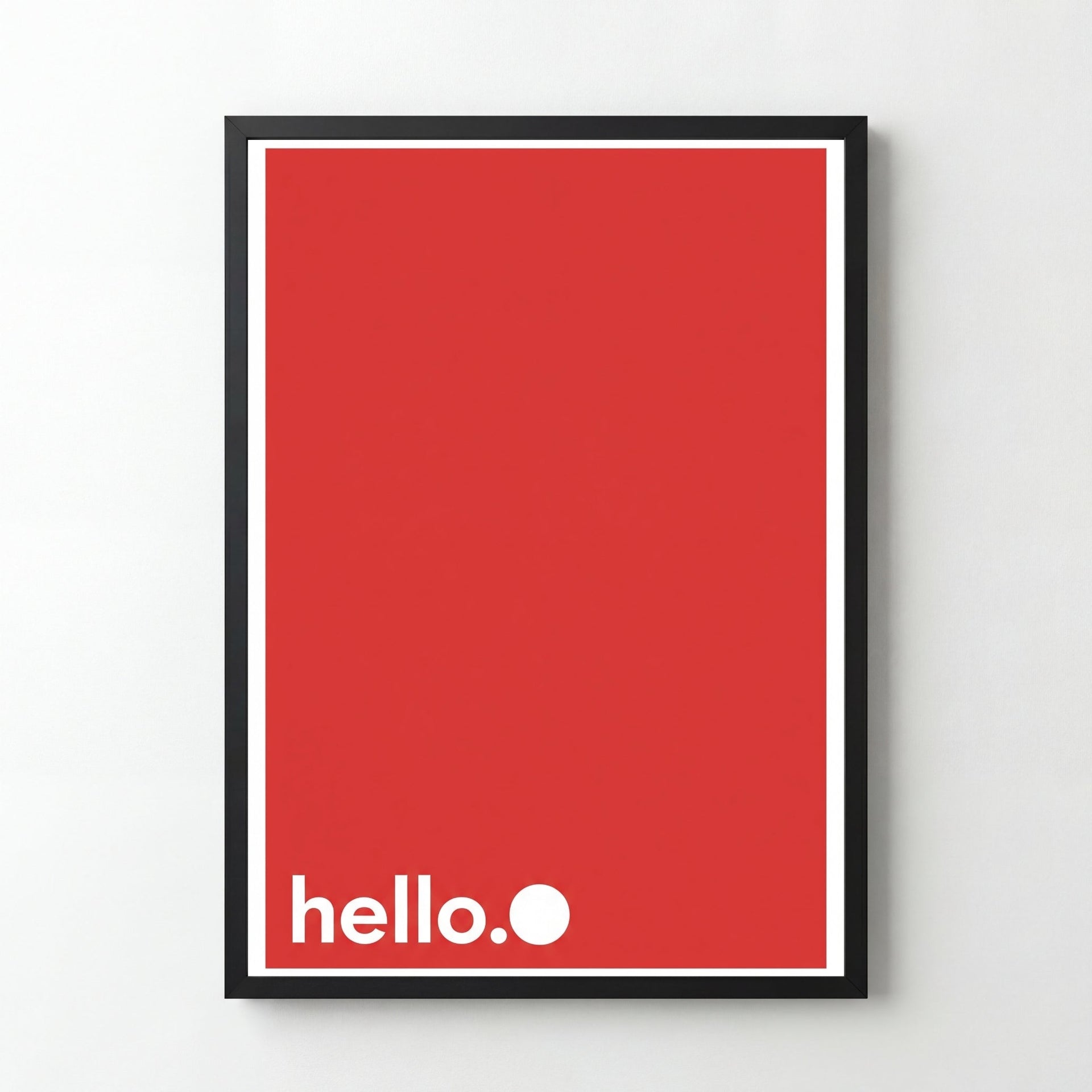 Magicposter | "HELLO. - RED EDITION"