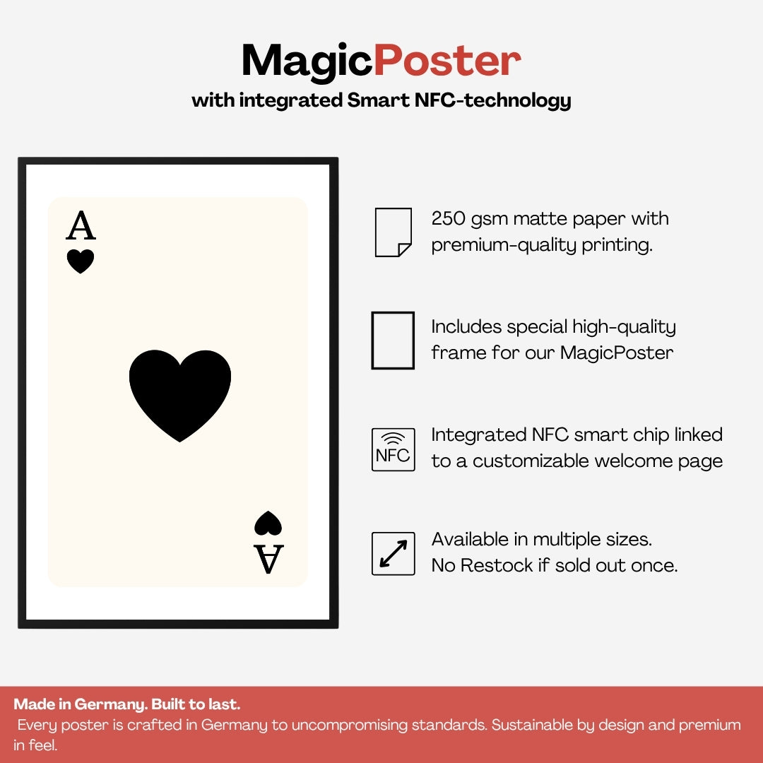 MagicPoster | “Ace of black Hearts”