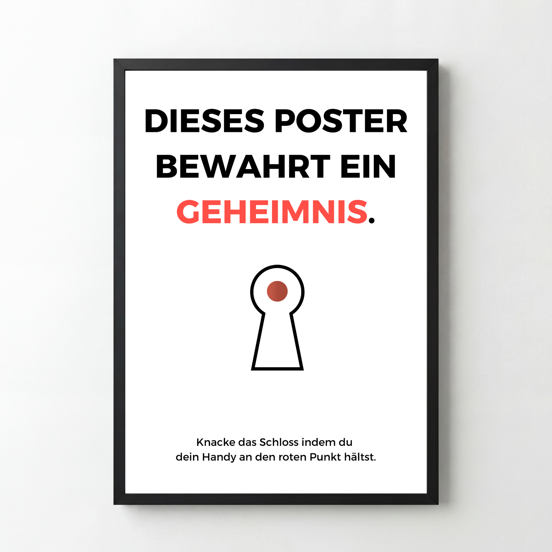 Dieses Poster bewahrt ein Geheimnis – Magic Poster