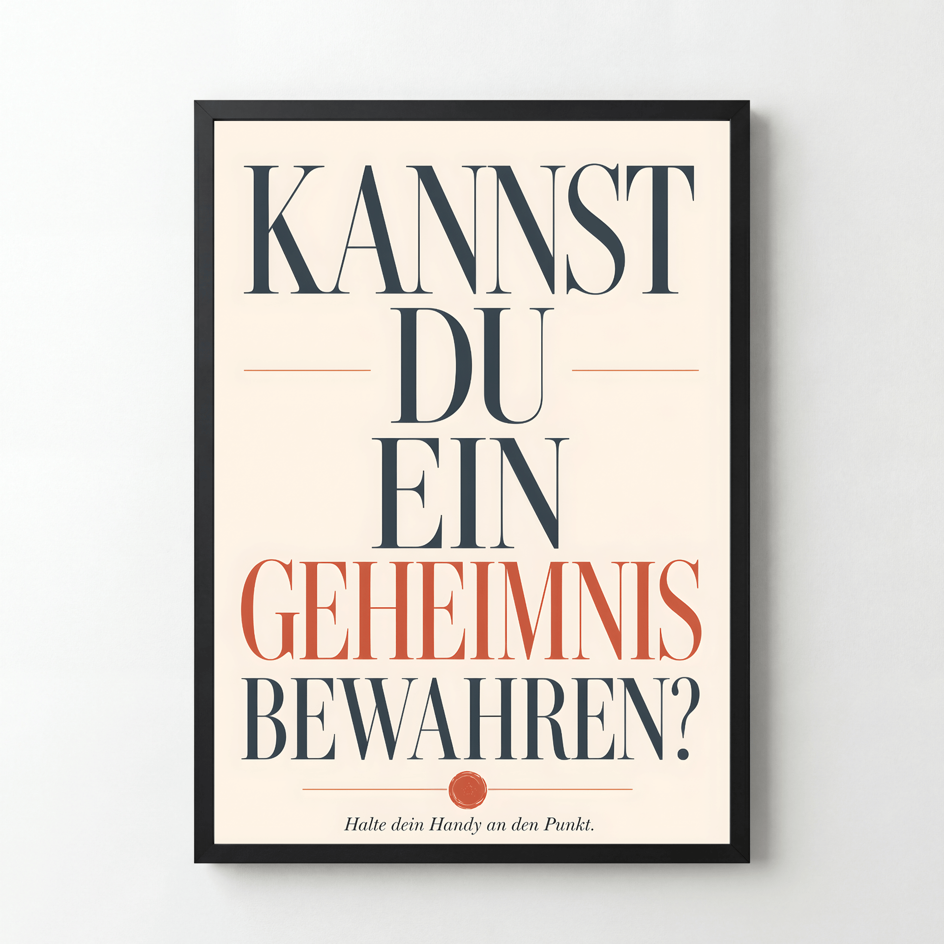 Kannst du ein Geheimnis bewahren? – Magic Poster