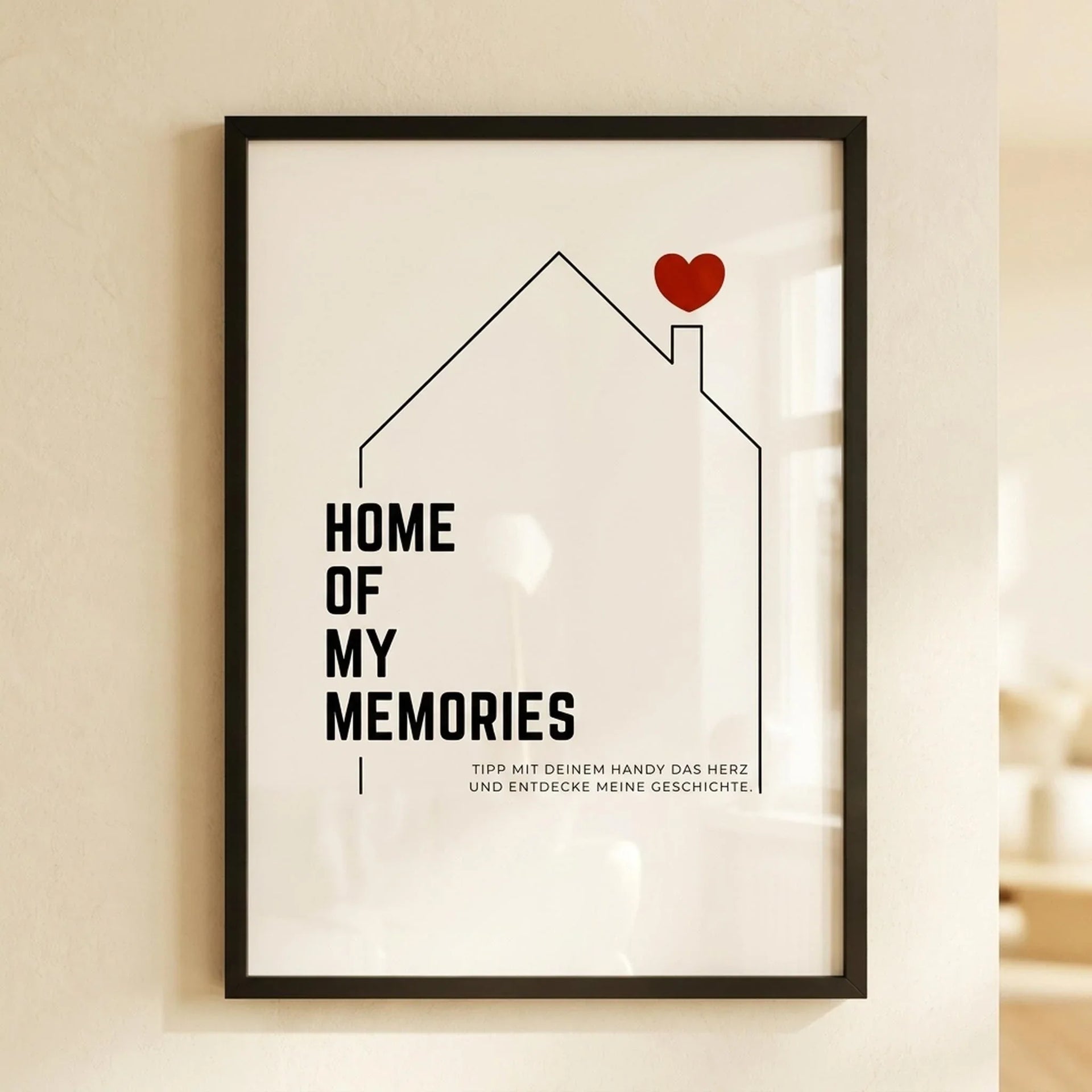 Home of My Memories Bold – Magic Poster
