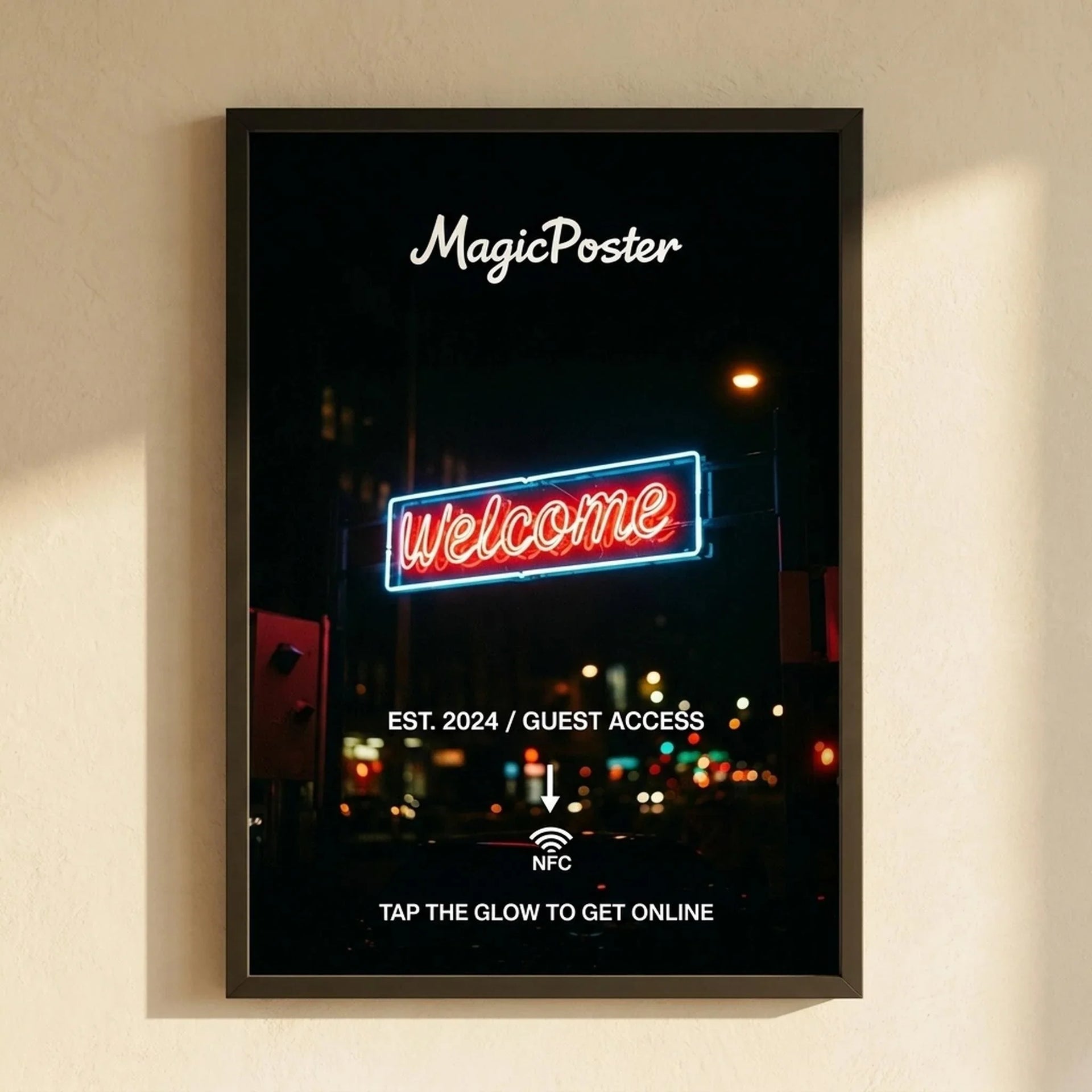 MagicPoster | "Bienvenida de neón"