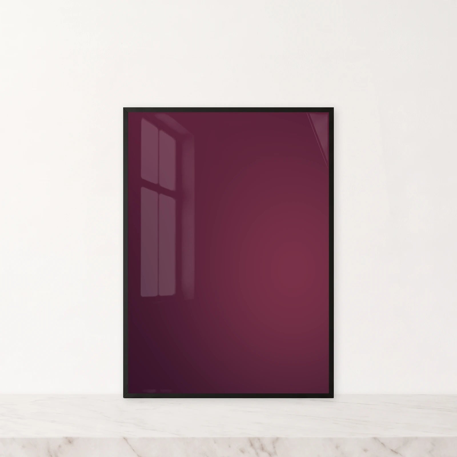 Framed MagicPoster on pale marble. The preview shows 50 × 70 cm.